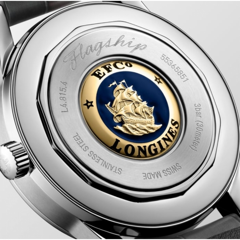 LONGINES FLAGSHIP HERITAGE MOONPHASE L4.815.4.52.2 ERKEK KOL SAATİ L48154522