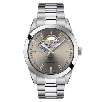 Tissot Gentleman Powermatic 80 Open Heart T1274071108100 Erkek Kol Saati Tissot Gentleman Powermatic 80 Open Heart T1274071108100 Erkek Kol Saati