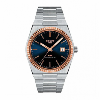 Tissot PRX Powermatic 80 Steel 18K Gold Bezel T9314074104100 Kol Saati Tissot PRX Powermatic 80 Steel 18K Gold Bezel T9314074104100 Kol Saati