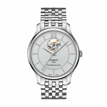 Tissot Tradition Powermatic 80 Open Heart T0639071103800 Kol Saati Tissot Tradition Powermatic 80 Open Heart T0639071103800 Kol Saati