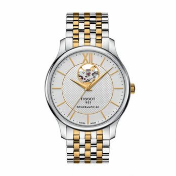 Tissot Tradition Powermatic 80 Open Heart T0639072203800 Kol Saati Tissot Tradition Powermatic 80 Open Heart T0639072203800 Kol Saati